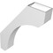 Ekena Millwork 5 1/2-in. W x 28-in. D x 36-in. H Legacy Architectural Grade PVC Knee Brace BRCP055X28X36LEC - alternate 2